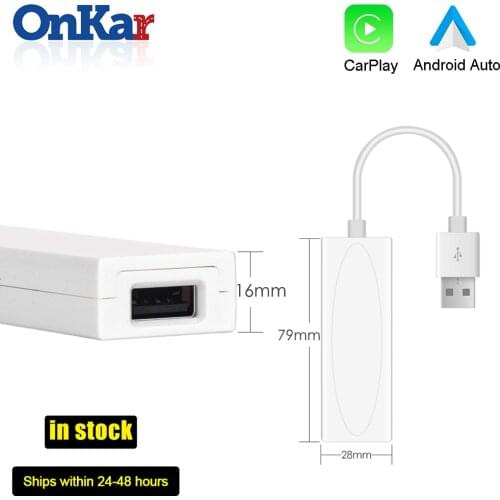 ONKAR Carplay Dongle USB Android Auto for Android Car Head unit DVD Multimedia Navigation Smart Link AutoPlay Support IOS