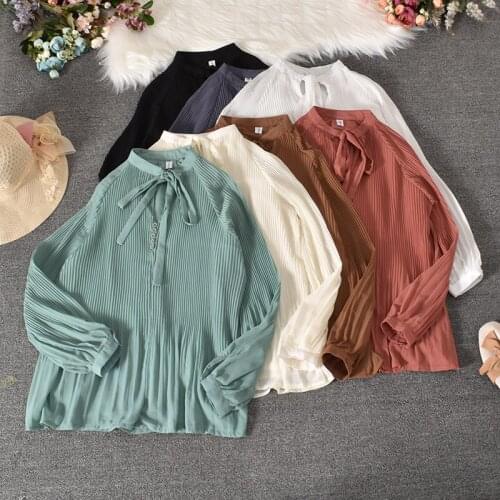 CANClO Blouses With Bow
