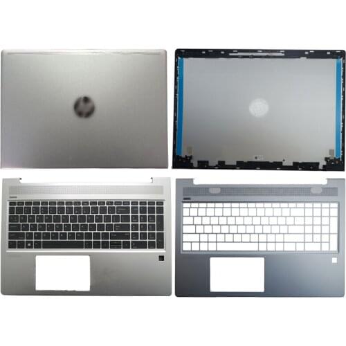 NEW Laptop LCD Back Cover/Palmrest Upper Case With keyboard for HP Probook 15 450 G6 455 G6 Sliver Notebook Computer Case