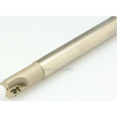 AHU10-21XC20X200L-2T 90 degree right angle indexable end mill milling cutter for JDMT1003 carbide inserts