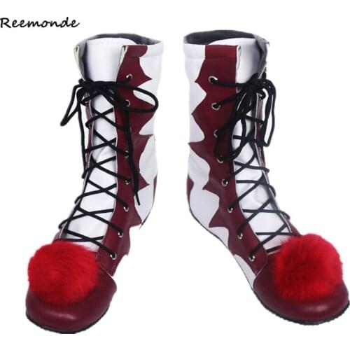 Movie Stephen Kings It Pennywise Cosplay Costume Shoes Male Female Clown Boots Custom Halloween Christmas Accessories For Men