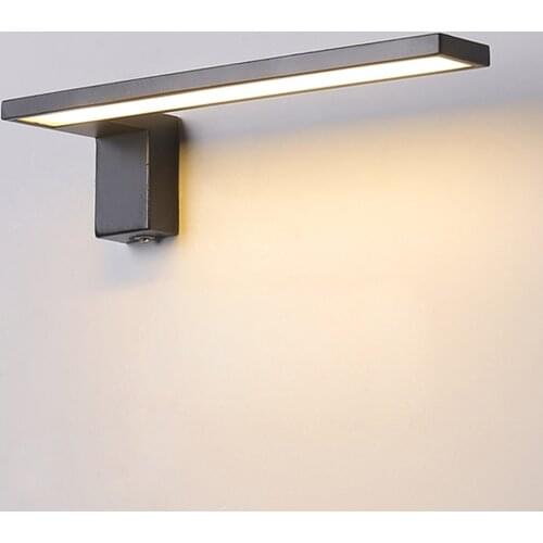 Nordic Indoor led wall lamps 12W modern wall light bedroom bedside wall lamp stair study livingroom white black sconce