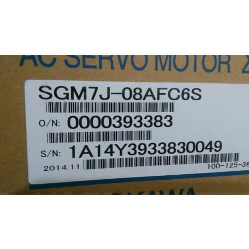 NEW&ORIGINAL AC SERVO MOTOR SGM7J-08AFC6S *100% REAL STOCK,Please contact us for real photo