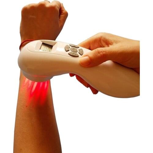 Pain Relief Dinimish inflammation Wound Healing, Soft Cold Laser LLLT,Red Light Therapy,Handy Cure Pulse Laser Therapy