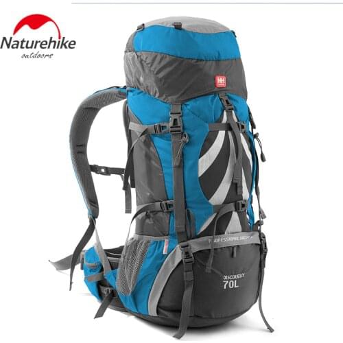 NatureHike 70L Internal Frame Backpack Hiking Backpacking Packs for Outdoor Hiking Travel Camping Mountaineering