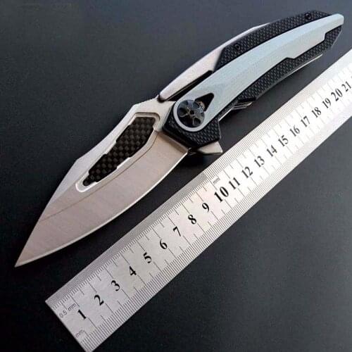 ZT 0999 Ball Bearing Folding Knife D2 steel Blade Pocket Knife Camping Hunting Outdoor Survival EDC Tool Knives