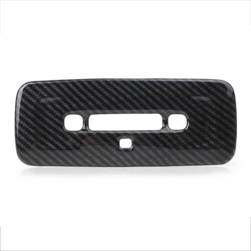 Carbon Fiber ABS Car Rear Reading Light Cover Lampshade Trim Decoration for Toyota Camry 2018 2019