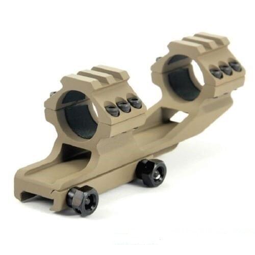 High Quality Scope Mount 30mm Dual Ring Cantilever Scope Mount Picatinny Rail Hunting Accessories tan