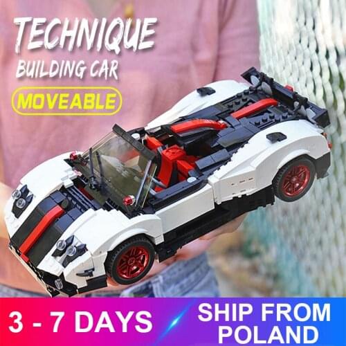 Mould King 13105 Creative Idea Series Pagani Zonda Cinque Roadster Compatible Moc-22208 Bulding Blocks Bricks Toys Gifts For Boy