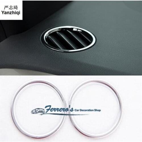 2pcs/lot Car stickers ABS material High position air conditioning outlet decoration cover for 2013-2018 Volkswagen VW Beetle