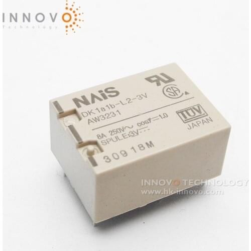 DK1a1b-L2-3V AW3231 DK1a1b-L-3V AW3131 DC3V 3V 8A 250V Miniature Power Relay New original