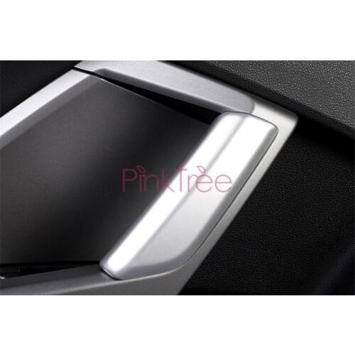 For Audi Q3 2019 Interior Door Armrest Decorative Strip Cover Trims Car Styling Accessories