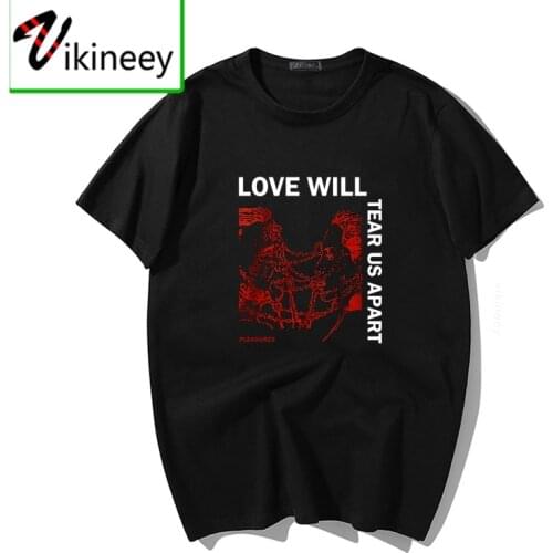Hip Hop Lil Peep Love Will Tear Us Apart Punk T Shirt Men Oversized Tops Streetwear Summer Mens T-shirt Harajuku Letter Tee