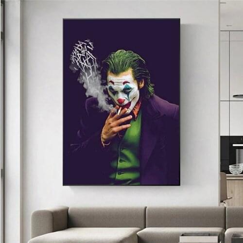 Comics Movie Joker Canvas Painting Posters and Print Wall Art Joaquin Phoenix Picture for Living Room Home Decor Gallery Cuadros