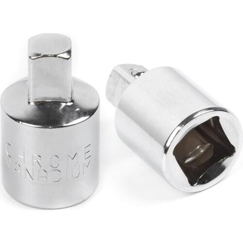 1/4" 3/8" 1/2" Drive Ratchet Socket Set Pneumatic Impact Wrench Joint Socket Adapter Female To Male Converter Hand Repair Tools