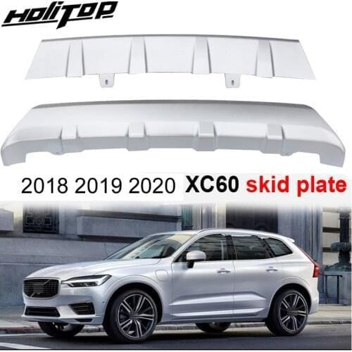 New arrival front&rear bumper skid plate protector/guard for VOLVO new XC60 2018 2019 2020, 2pcs,from ISO9001:2008 big factory