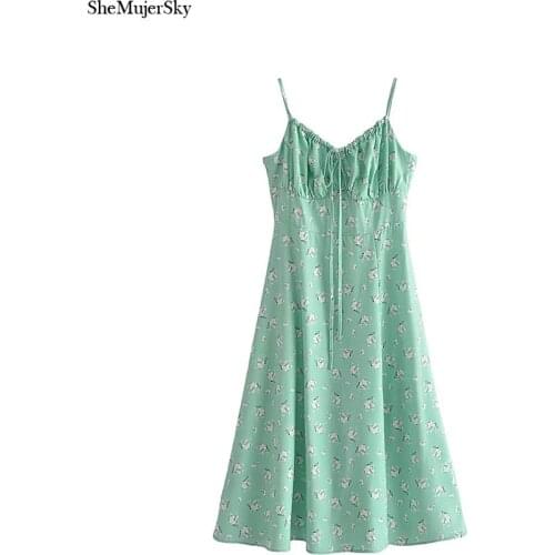 Летние платья с разрезом SHEMUJERSKY China At AliExpress