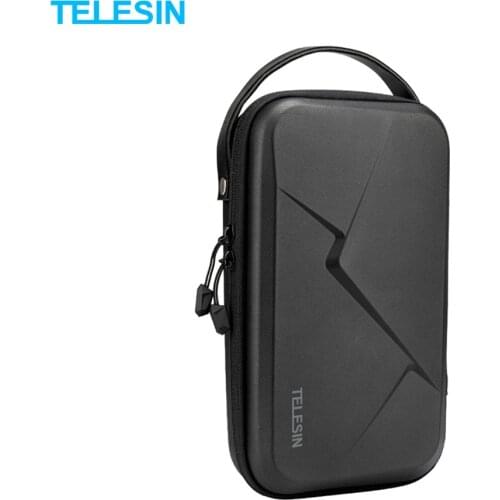 TELESIN Storage Bag Waterproof EVA Case DIY Storage Box for DJI OSMO Action OSMO Pocket GoPro Hero 8/7/6/5 Action Camera