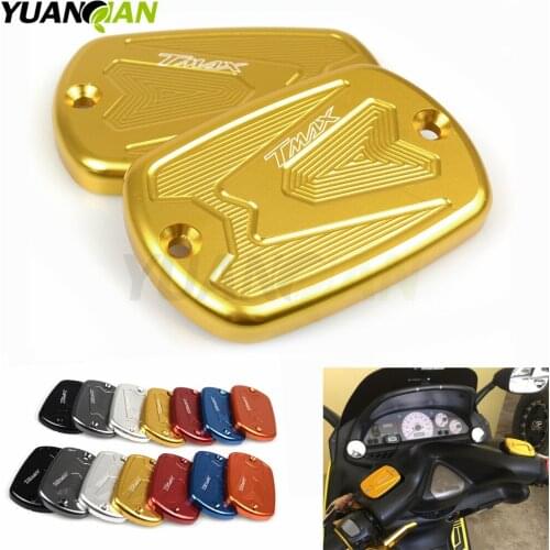 T MAX Tmax 530 500 CNC Brake Fluid Reservoir Cap Cover For Yamaha T Max T-Max 500 2008-2011 Tmax 530 2012 2013 2014 2015