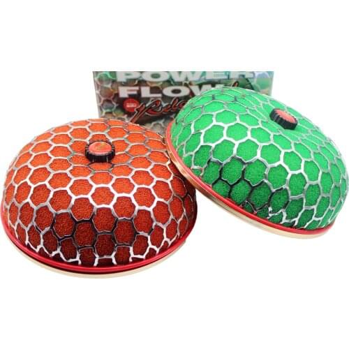 Universal Auto 80mm Round Mushroom Super Power Car Air Filter Cleaner Intake Flow Air Filter Caliber 195 mm 3 layers of sponge