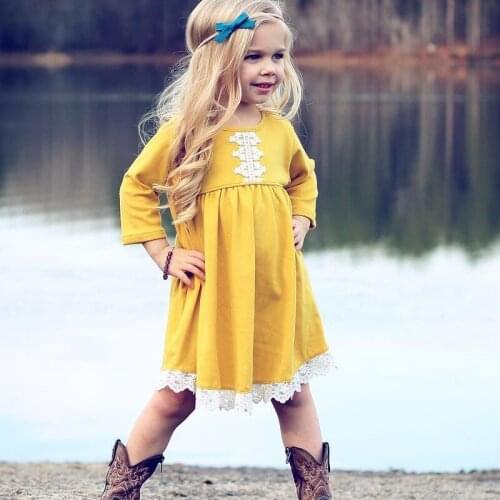 Spring Autumn Girls Blouses Dresses Tops Cotton Casual Kids Girl Shirts for Children Clothing Shirts Dress for 1,2,3,4 years