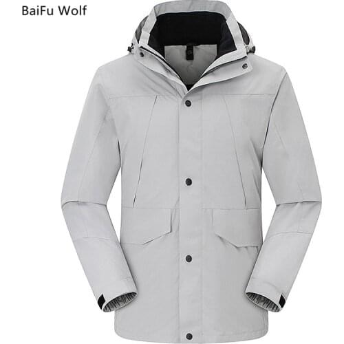 Waterproof Hiking Jacket Men Tactical Windproof Outdoor Jacket Raincoat for Men Fishing Travel Hunting Windbreaker