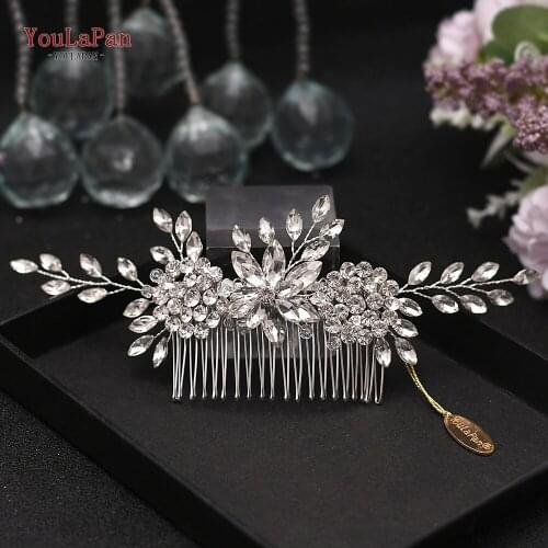 YouLaPan Wedding Party Fashion Headdress Bridesmaid Hair Comb Bridal Hair Ornaments Hot Selling Headwear Wedding Hair Clip HP77