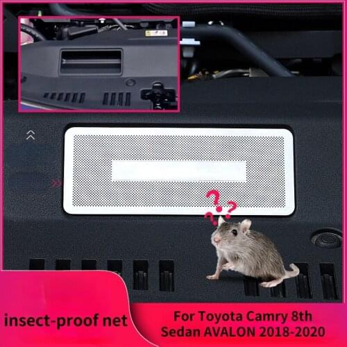 For Toyota Camry 8th Sedan AVALON 2018-2020 Air Intakes Accessories Air Inlet Protective Cover Air Inlet Rodent Insect-proof Net