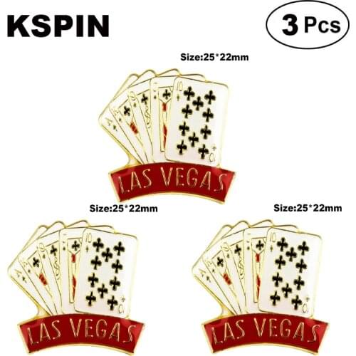 Las Vegas Lapel Pin Brooches Pins Flag badge Brooch Badges