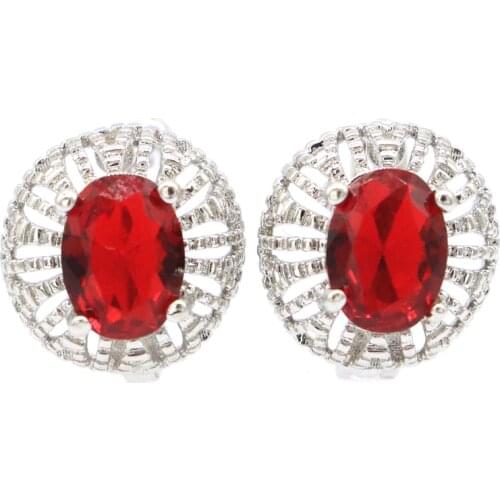 43x19mm Big European Design Drop Silver Earrings Created Color Changing Alexandrite Topaz Zircon Eye Catching Dating