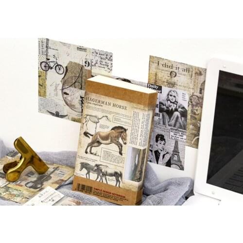 15pcs/pack Retro Bronzing Series DIY Diary Scrapbooking Lovely Paper Stickers Stationery Stickers