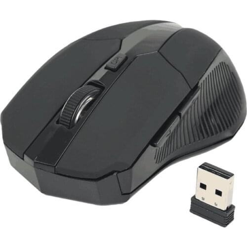 2.4GHz 1600 DPI Ergonomic Wireless Optical Mouse USB 2.0 Receiver for PC Laptop Drop shipping