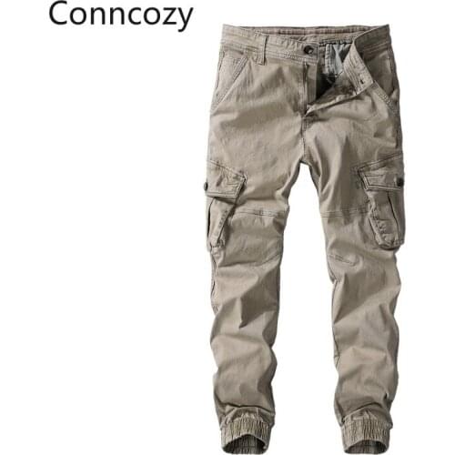 2021 Japanese Mens Cargo Pants Pure Cotton Overalls Mens Casual Pants Winter Trousers Multi-pocket Fashion Mens Long Pants