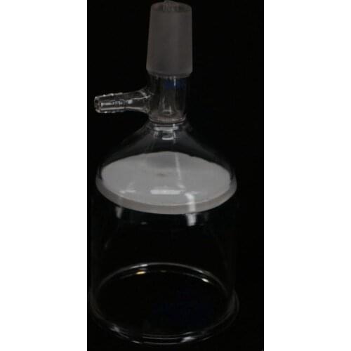 250ml Joint 24/29 Filter Funnel Sand Core G4 Coarse 4-7 Micron Lab Glass