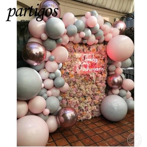 50pcs 24inch Latex Balloon Macaron Color Wedding Decoration Baloons Baby Birthday Party Valentines Day Decor Balloon Senior ash