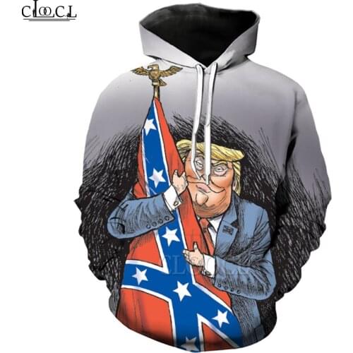 CLOOCL Donald Trump America President Fashion 3D Print Hip Hop Hoodie Men Women Sweatshirt Casual Hooded Coat Drop Shipping