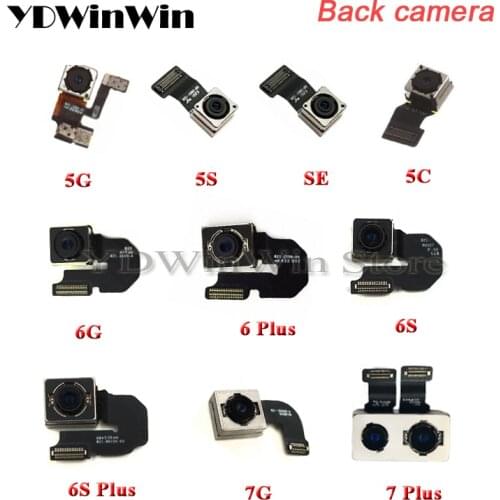 1pcs Back Rear Camera Flex Cable for iPhone 5 5s SE 6 6s 6S plus 7 4.7'' 5.5'' Flash Ribbon Module Lens Repair Parts Replacement