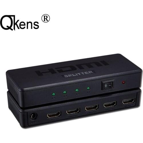 HDMI Splitter 1X4 Full HD 1080p 60Hz Video Converter HDMI Switcher Split 1 In 4 Output For MACBOOK DELL ASUS PS4 XBOX PC TO TV
