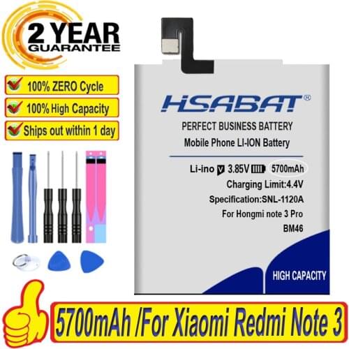 HSABAT Xiaomi Redmi Note Prime Batteries