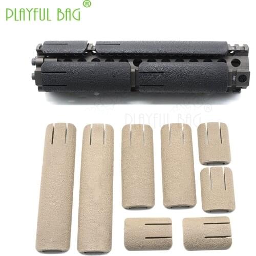 Outdoor activity CS [TD SCAR protect wood slice]toy water bullet gun accessories Mesh Reinforced Nylon Material 8 piece OJ18