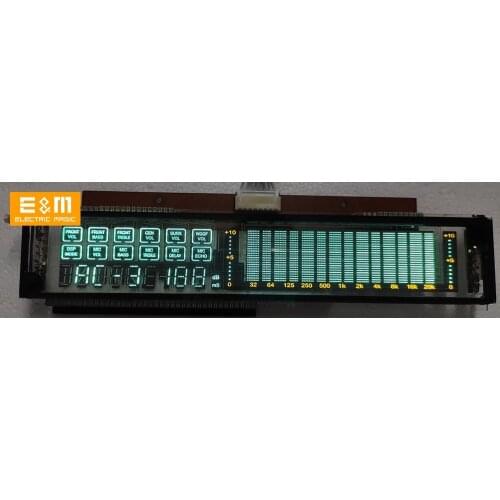 VFD FFT Music Spectrum Level Audio Indicator Rhythm LED Display Electronic Clock Level Indicator Electric Frequency