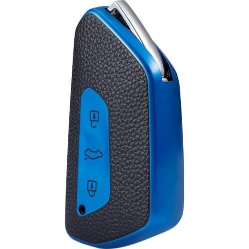 Leather style TPU Car Remote Key Case Cover For Volkswagen VW Golf 8 MK8 For Skoda Octavia Key Protector Shell Bag Accessories