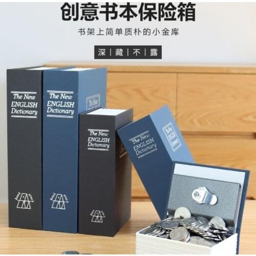 European-style creative simulation book safe, adult and child password piggy bank can be hidden on the bookshelf