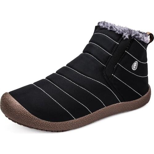 Grand Attack Womens Winter Waterproof Warm Plush Outdoor Casual Waterproof Boot Female High-top sneakers Womens Footwear Shoes