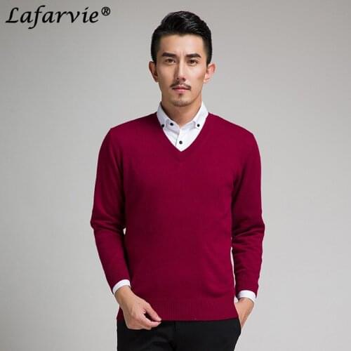 Lafarvie Mens Wool Sweaters
