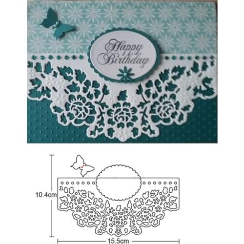 Craft dies metal cutting dies cut die Butterfly Lace background frame Scrapbooking dies knife mould blade punch stencils dies