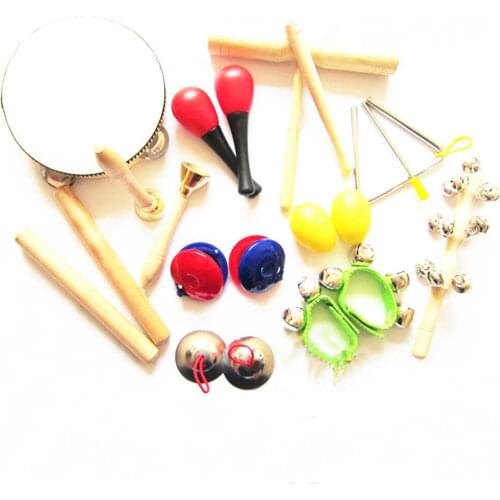 Music Instruments Kits Children Percussion Toy 11 Musical Instruments