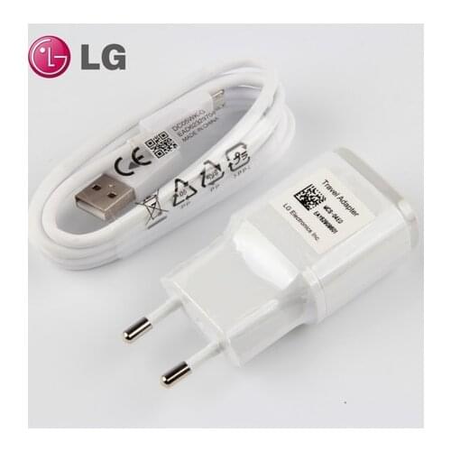 Original LG G5 EU Plug Fast Travel Wall Charger USB Cable For LG Nexus G5 V30 V20 G6 F800 F700 H860N H990N MCS-H05WD With Type-C