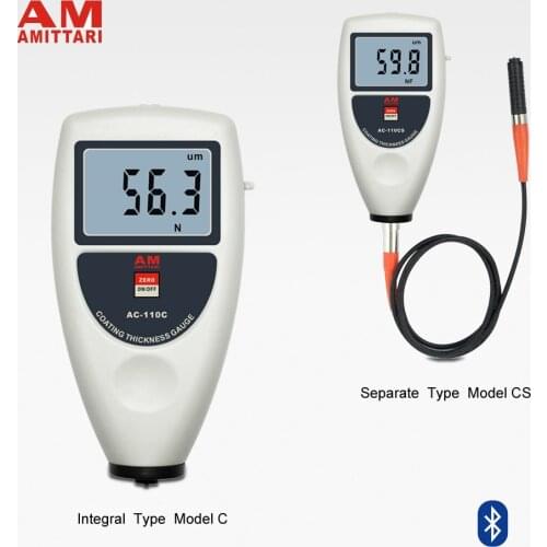 Brand Genuine AMITTARI Digital Coating Thickness Gauge Meter USB BLUETOOTH DATA OUTPUT F&NF
