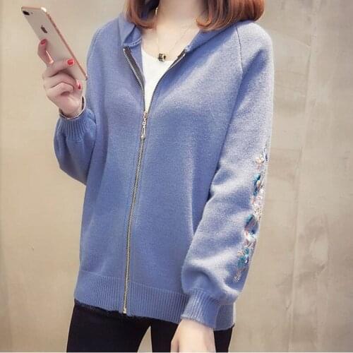PADEGAO Women's Cardigans With A Zipper